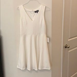 Lulus white skater dress